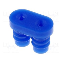 20 pcs : 794270-1 - Gasket for wire, Universal MATE-N-LOK, 6.35mm, PIN: 2, Layout: 1x2