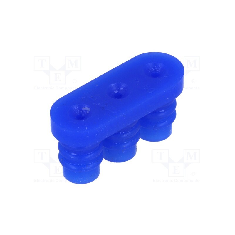 10 pcs : 794272-1 - Gasket for wire, Universal MATE-N-LOK, 6.35mm, PIN: 3, Layout: 1x3