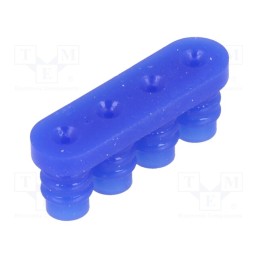 10 pcs : 794274-1 - Gasket for wire, Universal MATE-N-LOK, 6.35mm, PIN: 4, Layout: 1x4