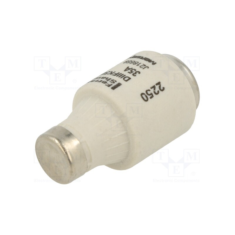 10 pcs : DIIIFK50V35 - Fuse: fuse, gG, 35A, 500VAC, 500VDC, industrial, DIII