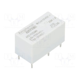 10 pcs : AKE112DMN00G - Relay: electromagnetic, SPST-NO, Ucoil: 12VDC, 8A, 8A/250VAC, PCB