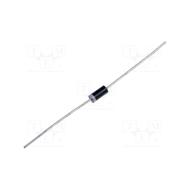 10 pcs : 1A5 - Diode: rectifying, THT, 600V, 1A, , Ifsm: 30A, R1