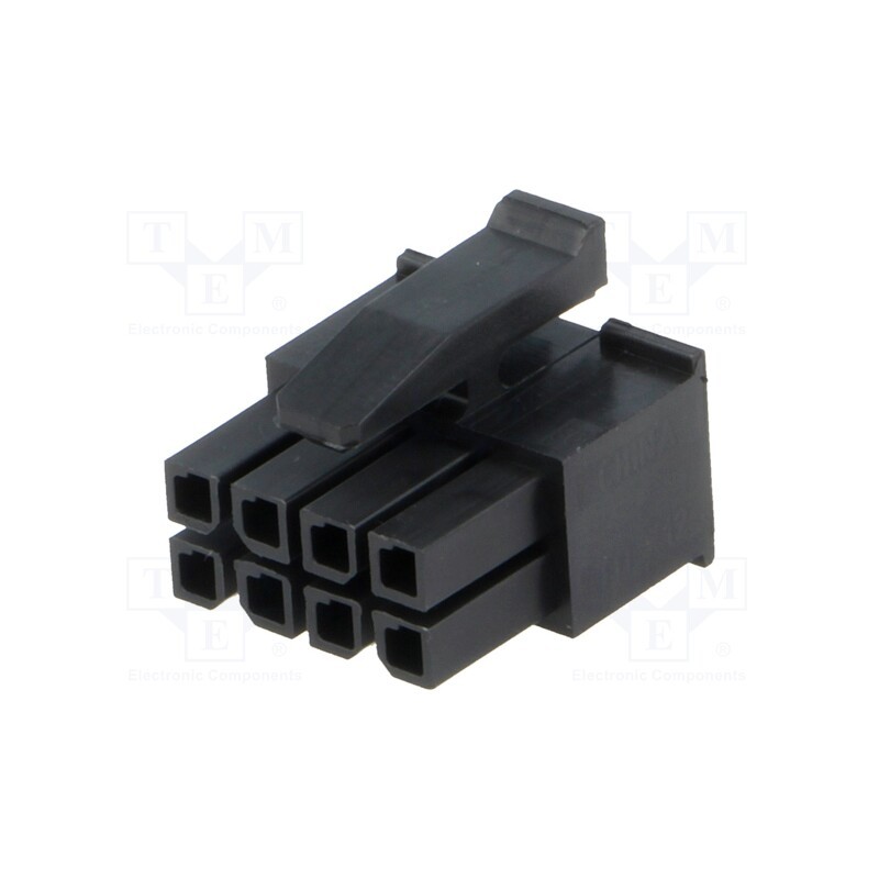 10 pcs : 794617-8 - Plug, wire-board, female, Micro MATE-N-LOK, 3mm, PIN: 8, for cable