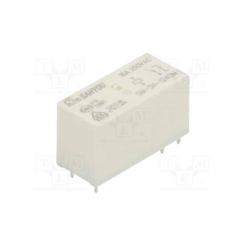 10 pcs : SM-SH-124DM - Relay: electromagnetic, SPST-NO, Ucoil: 24VDC, Icontacts max: 16A