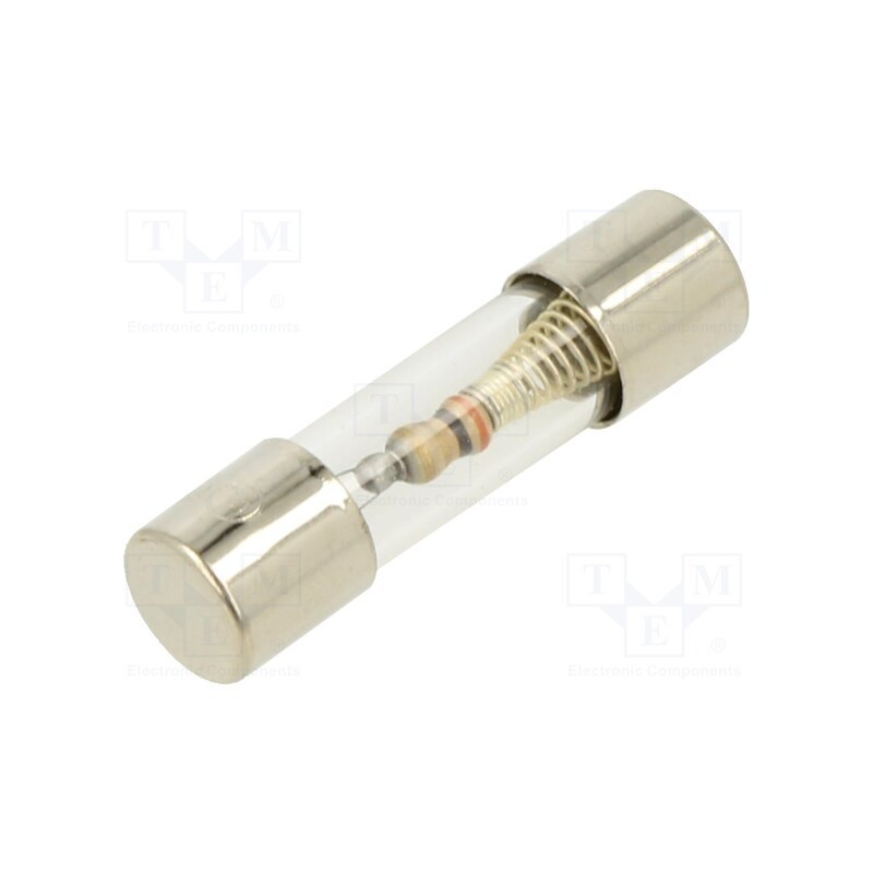 20 pcs : TSC-200MA - Fuse: fuse, time-lag, 200mA, 250VAC, glass, 5x20mm, brass, TSC, bulk