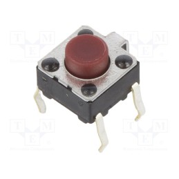 10 pcs : EVQPBG05R - Microswitch TACT, SPST-NO, Pos: 2, 0.2A/15VDC, THT, none, 2.6N, 5mm