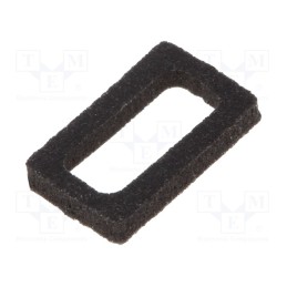 10 pcs : 794772-2 - Profile gasket, Mini Universal MATE-N-LOK, 4.14mm, PIN: 2, black