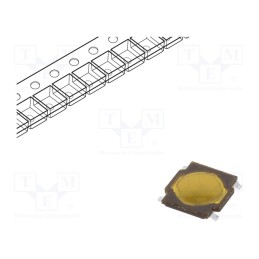10 pcs : TL3315NF250Q - Microswitch TACT, SPST, Pos: 2, 0.05A/15VDC, SMD, none, 2.45N, 0mm