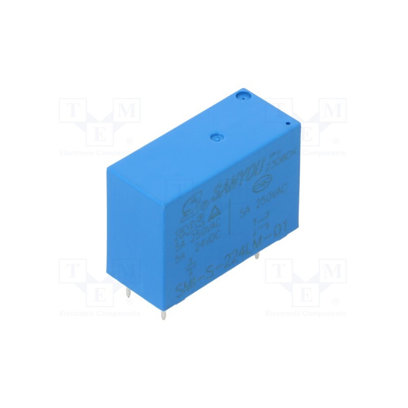 10 pcs : SMI-S-224LM - Relay: electromagnetic, DPST-NO, Ucoil: 24VDC, Icontacts max: 8A