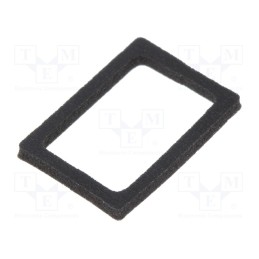 20 pcs : 794772-6 - Profile gasket, Mini Universal MATE-N-LOK, 4.14mm, PIN: 6, black