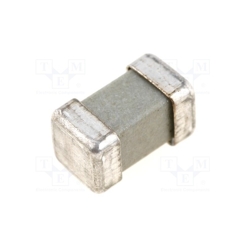 10 pcs : 160000.0,04 - Fuse: fuse, time-lag, 40mA, 250V, SMD, ceramic, 8x4.5x4.5mm, brass