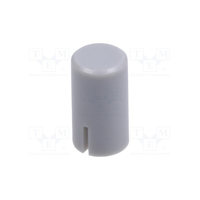 10 pcs : AP22909-GR - Button, round, grey, PS909L-22