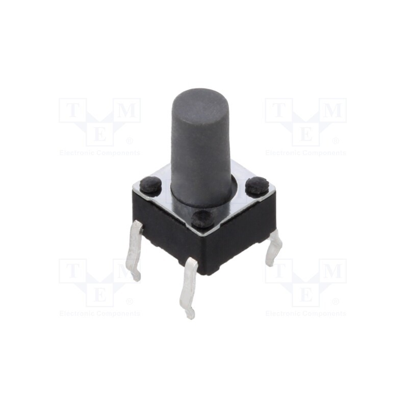 10 pcs : PTS645SH952 LFS - Microswitch TACT, SPST-NO, Pos: 2, 0.05A/12VDC, THT, none, 2N, 9.5mm