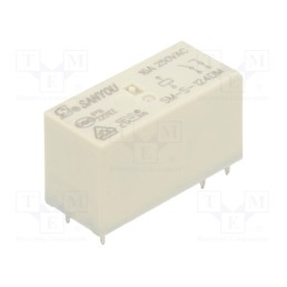 10 pcs : SM-S-124DM - Relay: electromagnetic, SPST-NO, Ucoil: 24VDC, Icontacts max: 16A