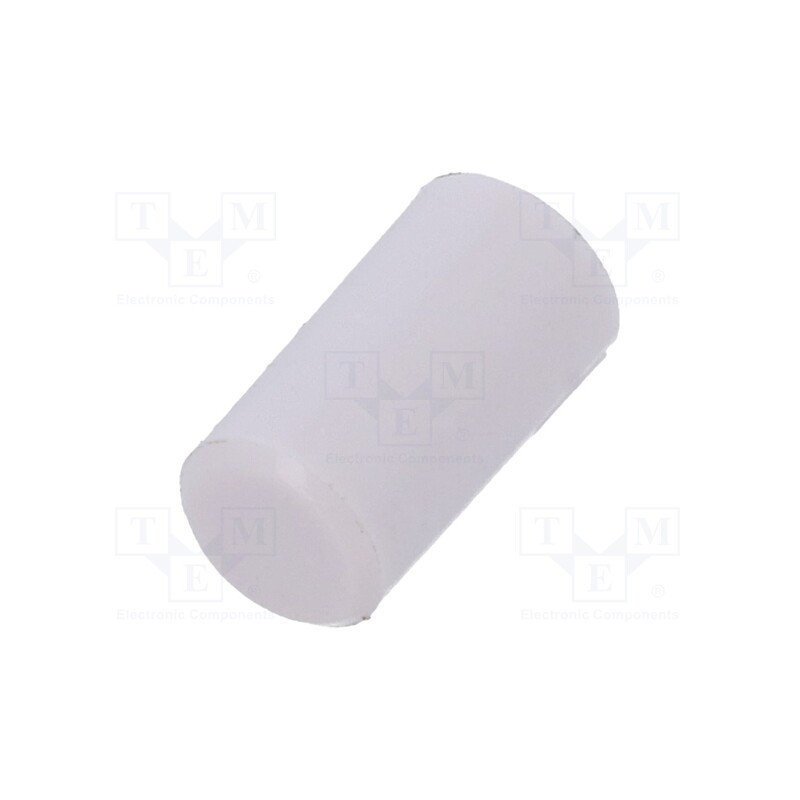 10 pcs : 1RWHT - Button, none, Ø5.08x9.05mm, 9.05mm, round, round, white, white