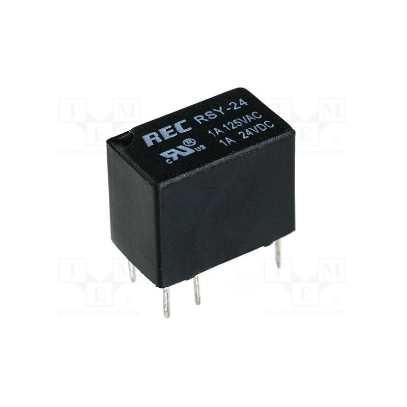 10 pcs : RSY-24 - Relay: electromagnetic, SPDT, Ucoil: 24VDC, Icontacts max: 1A, PCB
