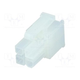 20 pcs : 794954-4 - Plug, wire-board, female, VAL-U-LOK, 4.2mm, PIN: 4, w/o contacts