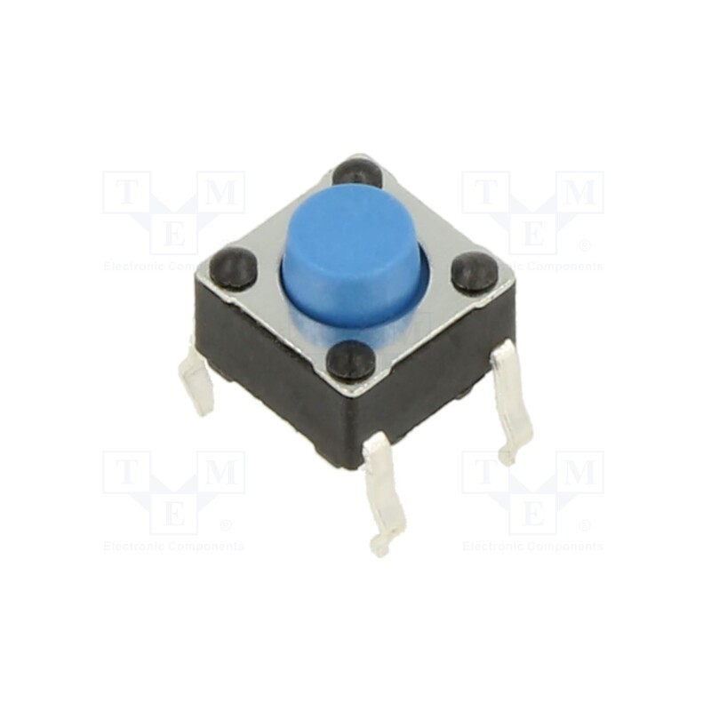 10 pcs : PTS645SM50-2 LFS - Microswitch TACT, SPST-NO, Pos: 2, 0.05A/12VDC, THT, none, 1.6N