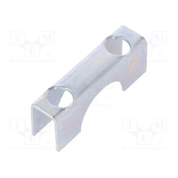 10 pcs : ŁC.8.28 (3/4') - Mounting coupler, steel, zinc, u-bolt