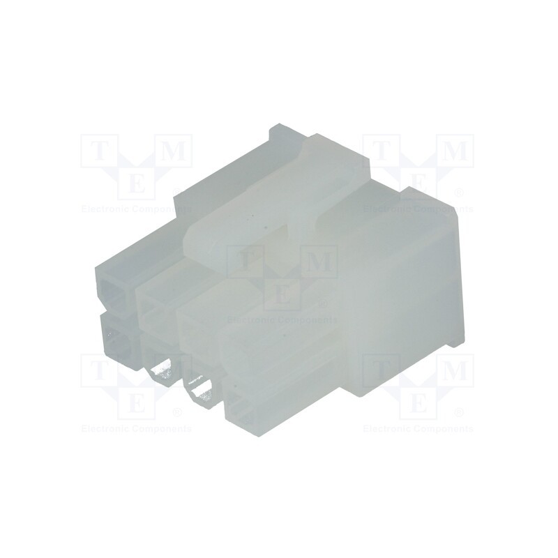 20 pcs : 794954-8 - Plug, wire-board, female, VAL-U-LOK, 4.2mm, PIN: 8, w/o contacts