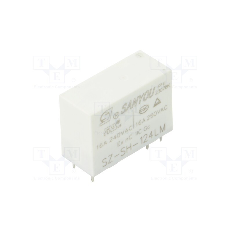10 pcs : SZ-SH-124LM - Relay: electromagnetic, SPST-NO, Ucoil: 24VDC, Icontacts max: 16A