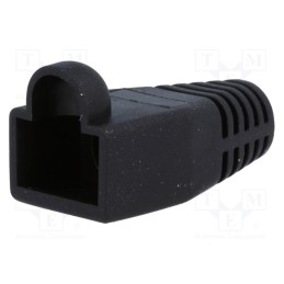 10 pcs : 795-601302 - RJ45 plug boot, 6mm, black