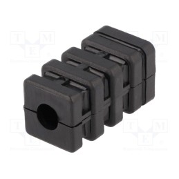 10 pcs : 430223 - Mounting coupler, for profiles, W: 22mm, H: 42mm, Int.thread: M8
