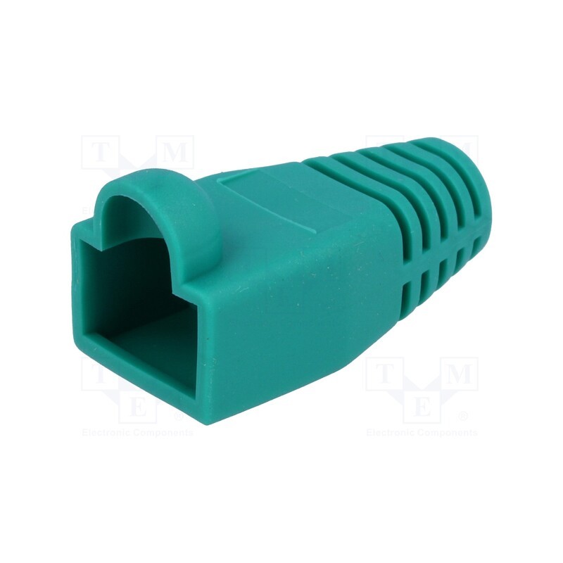 10 pcs : 795-601304 - RJ45 plug boot, 6mm, green