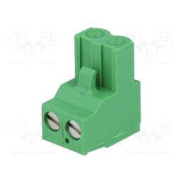 10 pcs : 796634-2 - Pluggable terminal block, 5.08mm, ways: 2, straight, plug, female