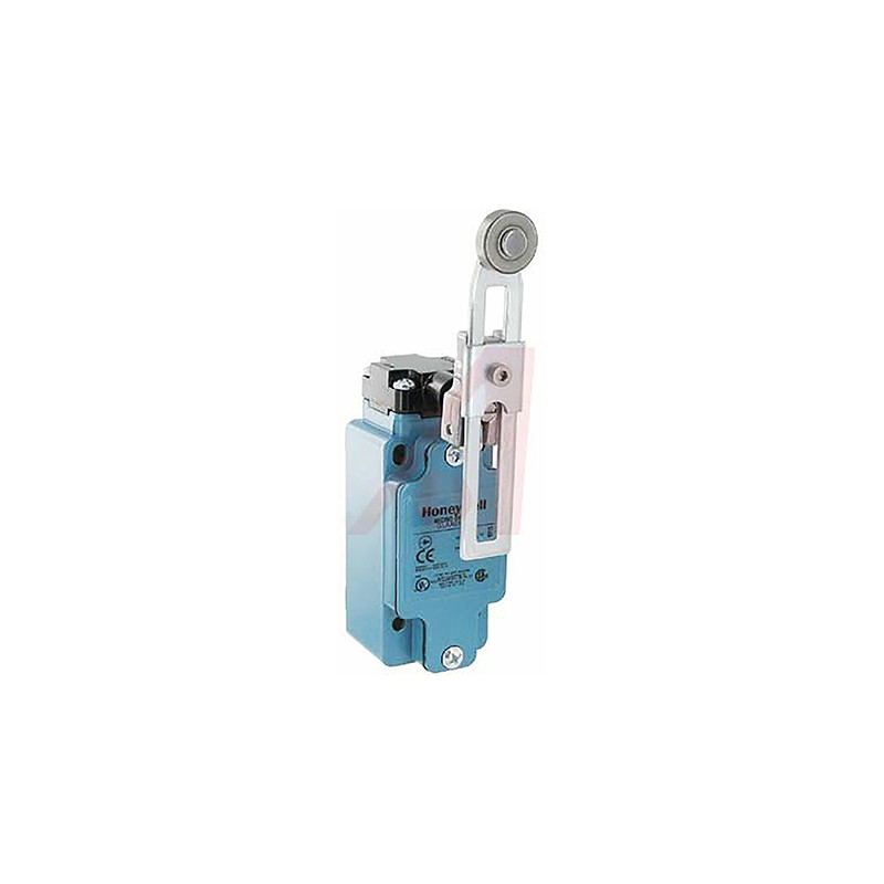 1 pcs - Honeywell GLA Series Adjustable Roller Lever Limit Switch, NO/NC, IP67, SPDT, Die Cast Zinc Housing, 600V ac Max, 10A