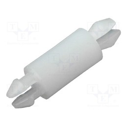 50 pcs : MSPM-5-01 - Assembly stud, polyamide, L: 7.9mm, latch/latch, Ø2: 3.18mm