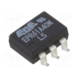 10 pcs : EPR311A406000EZ - Relay: solid state, Icntrl max: 50mA, 130mA, max.400VAC, 30Ω, SMD6