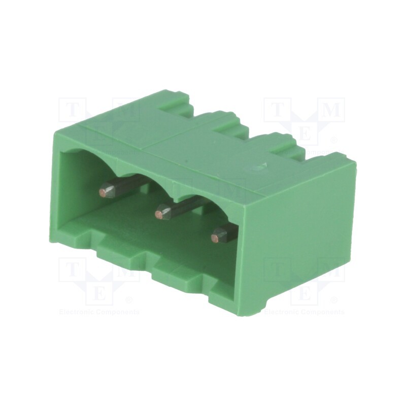 10 pcs : 796636-3 - Pluggable terminal block, Contacts ph: 5.08mm, ways: 3, straight