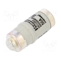 10 pcs : D02GG40V50 - Fuse: fuse, gG, 50A, 400VAC, 250VDC, industrial, D02