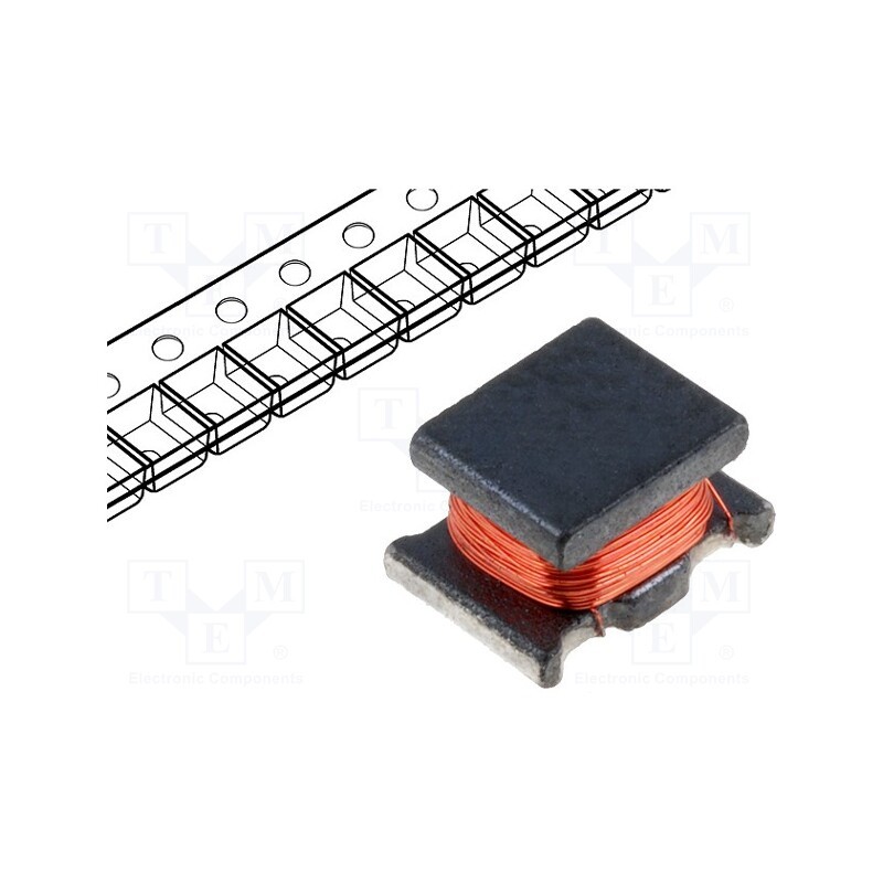 10 pcs : JQH45-680K - Inductor: wire, SMD, 68uH, 180mA, 1.9Ω
