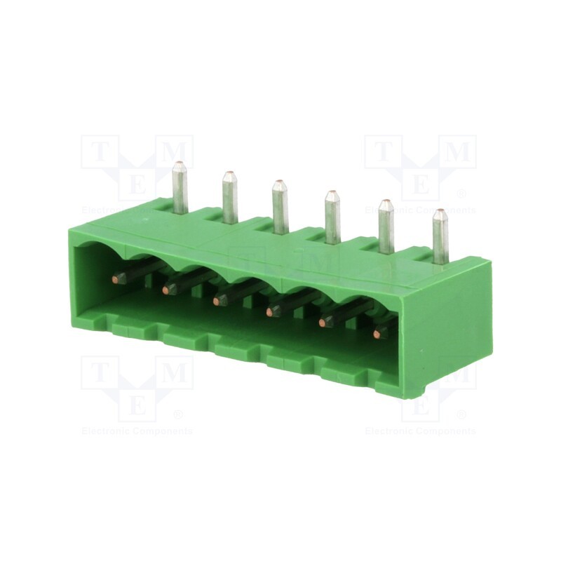 10 pcs : 796638-6 - Pluggable terminal block, Contacts ph: 5.08mm, ways: 6, socket