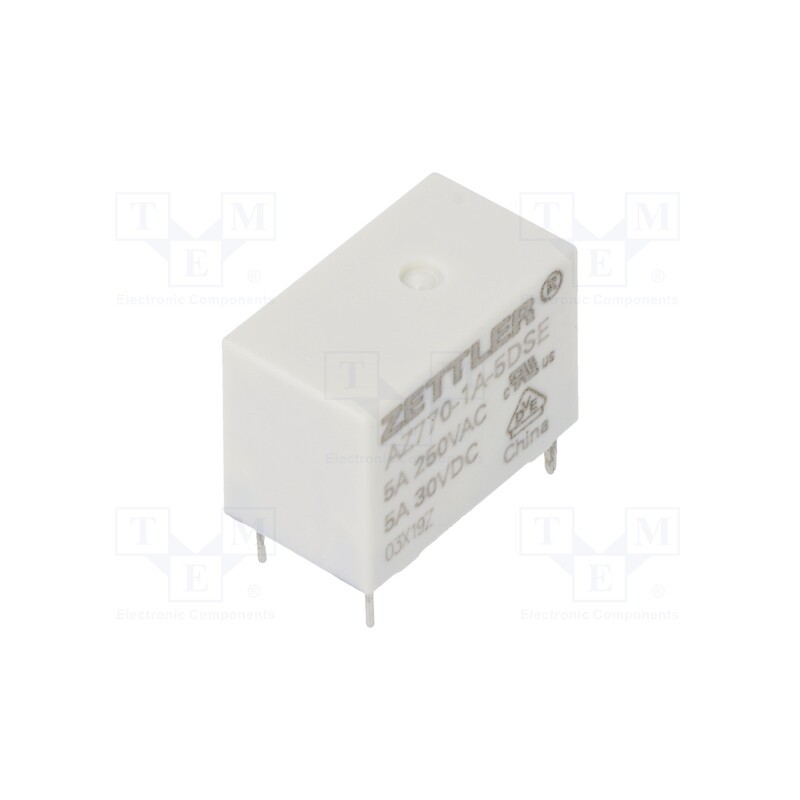 10 pcs : AZ770-1A-5DSE - Relay: electromagnetic, SPST-NO, Ucoil: 5VDC, 5A, 5A/250VAC, PCB
