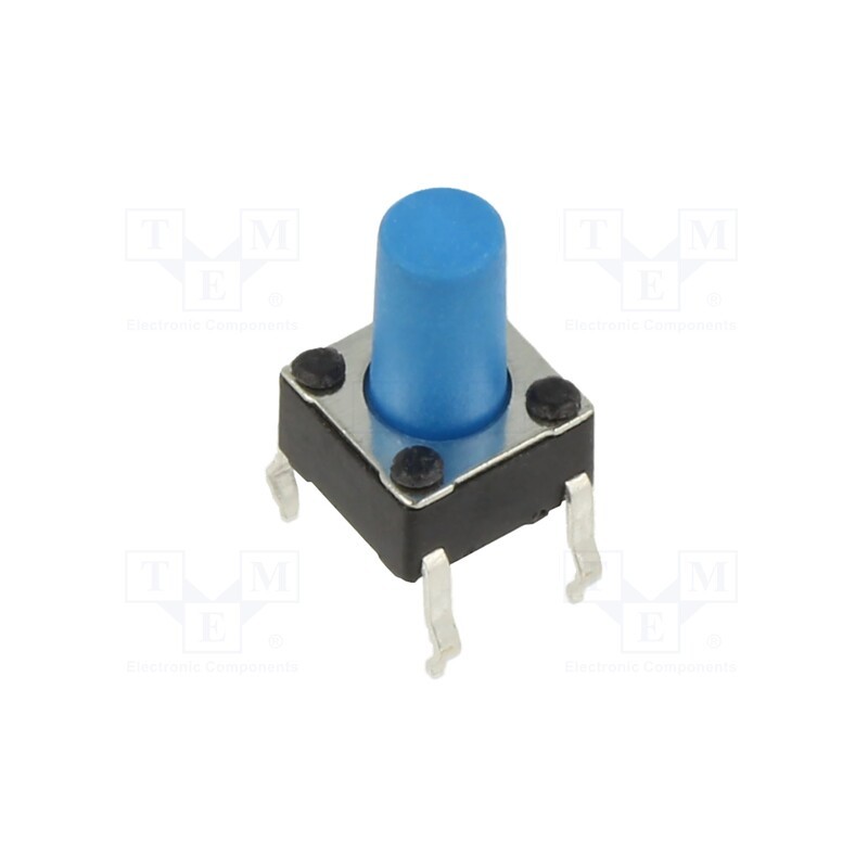 10 pcs : PTS645SM952LFS - Microswitch TACT, SPST-NO, Pos: 2, 0.05A/12VDC, THT, none, 1.6N