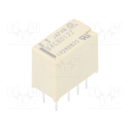 10 pcs : FTR-B4CB012Z - Relay: electromagnetic, DPDT, Ucoil: 12VDC, 2A, 0.3A/125VAC, THT