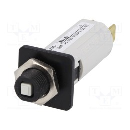 10 pcs : 4404.0023 - Circuit breaker, 240VAC, 48VDC, 12A, SPST, Poles: 1, on panel,screw