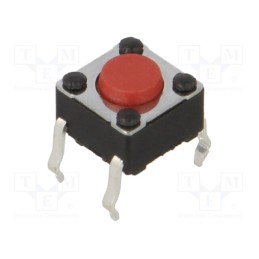 10 pcs : PTS645SK432 LFS - Microswitch TACT, SPST-NO, Pos: 2, 0.05A/12VDC, THT, none, 2.6N