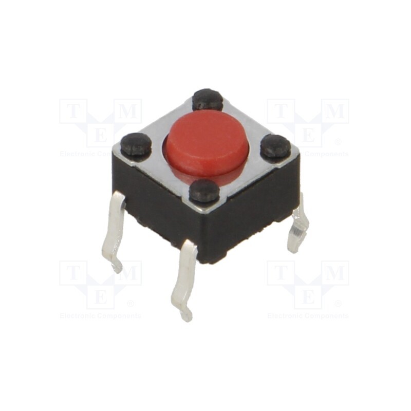 10 pcs : PTS645SK432 LFS - Microswitch TACT, SPST-NO, Pos: 2, 0.05A/12VDC, THT, none, 2.6N