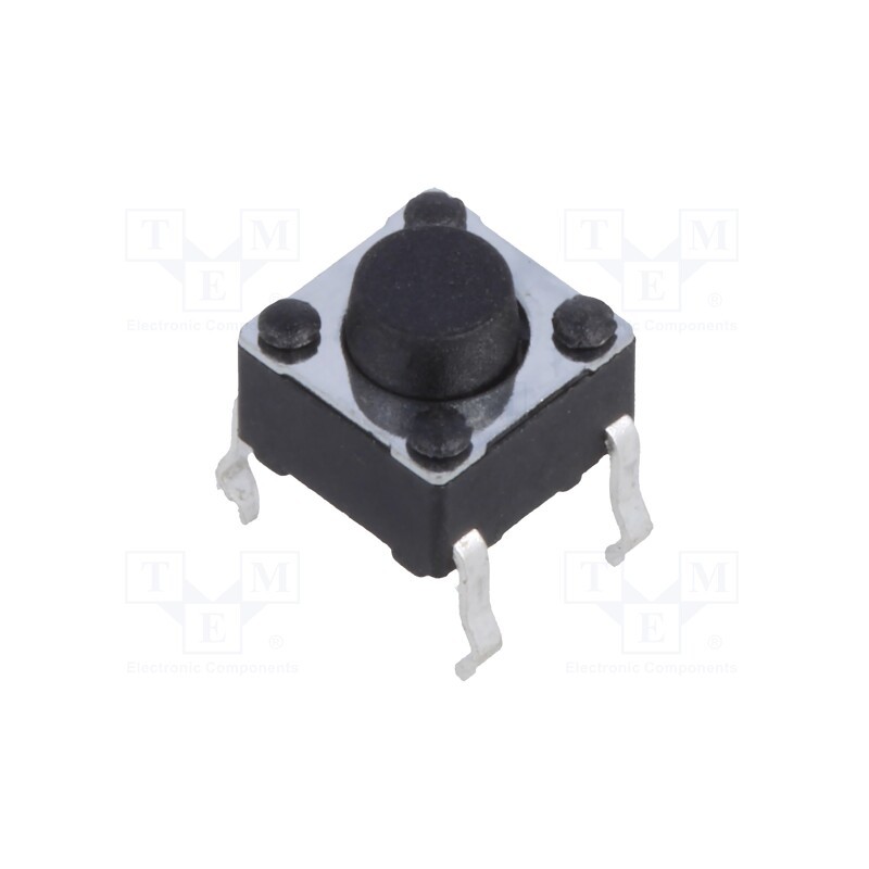 10 pcs : PTS645SL502 LFS - Microswitch TACT, SPST-NO, Pos: 2, 0.05A/12VDC, THT, none, 1.3N