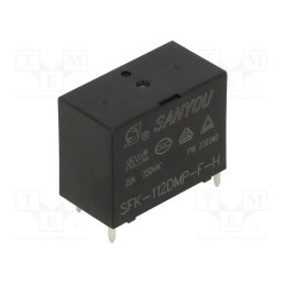 10 pcs : SFK-112DMP-F-H - Relay: electromagnetic, SPST-NO, Ucoil: 12VDC, 25A, Ucoil min: 9VDC