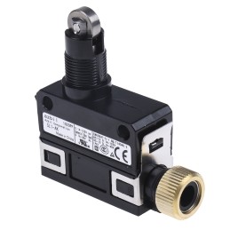 1 pcs - Honeywell SL1 Series Roller Plunger Limit Switch, NO/NC, IP67, SPDT, Die Cast Zinc Housing, 125V ac Max, 100mA Max