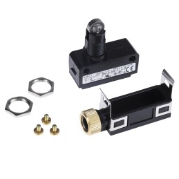 1 pcs - Honeywell SL1 Series Roller Plunger Limit Switch, NO/NC, IP67, SPDT, Die Cast Zinc Housing, 125V ac Max, 100mA Max