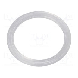 50 pcs : 107 F M20 PE - Gasket, polyetylene, Thk: 1.1mm, Øint: 20mm, Øout: 25.1mm, M20
