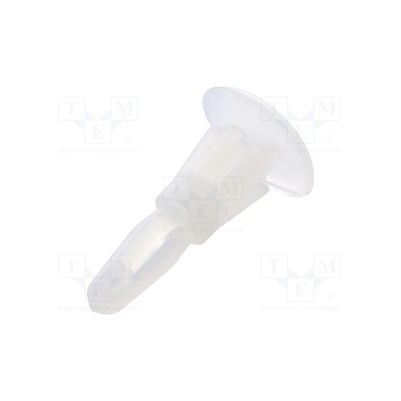 50 pcs : 8G820V40618 - Assembly stud, polyamide, L: 6.4mm, latch/latch, Ø2: 4.75mm
