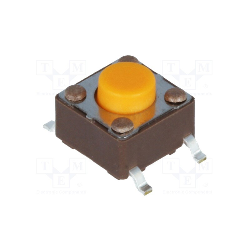 10 pcs : DTSM-62S-V-B - Microswitch TACT, SPST-NO, Pos: 2, 0.05A/12VDC, SMT, none, 3.2N
