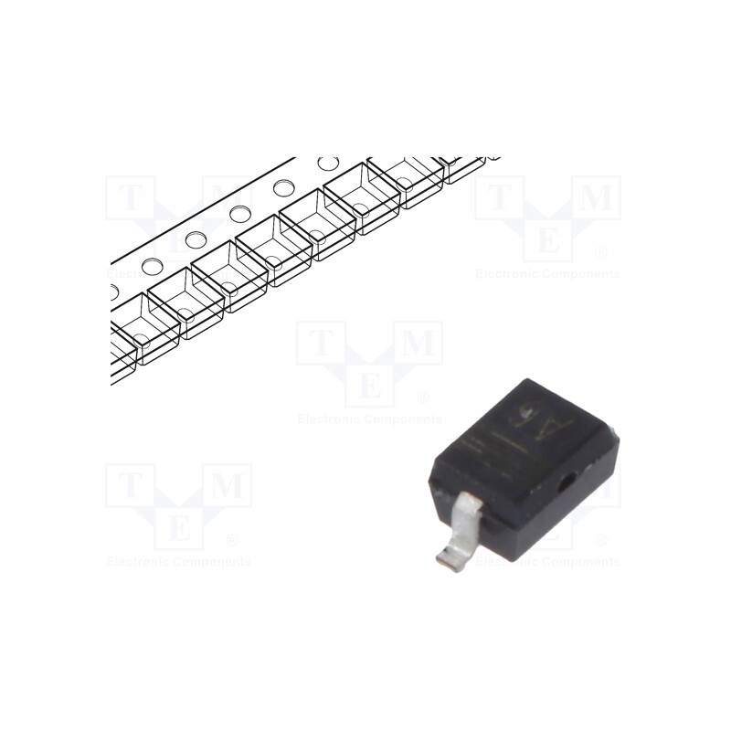 50 pcs : BAS316Z - Diode: switching, SMD, 100V, 250mA, 4ns, SOD323, Ufmax: 1.25V, 400mW